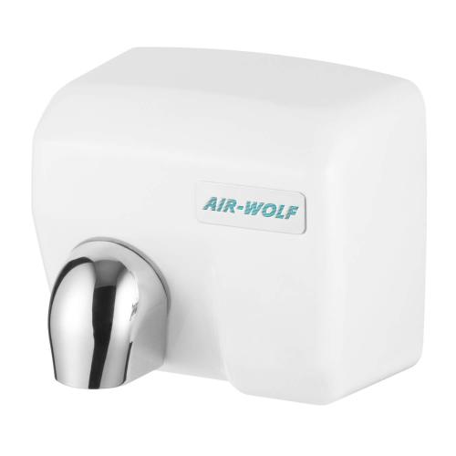 AIR-WOLF Warmluft-Händetrockner Serie E Sensor Stahl (weiß)